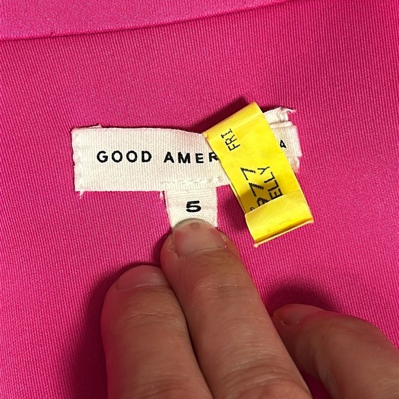 Good American Scuba 2.0 Fuchsia Bright Pink Blazer size 5 or 2XL - Picture 6 of 16
